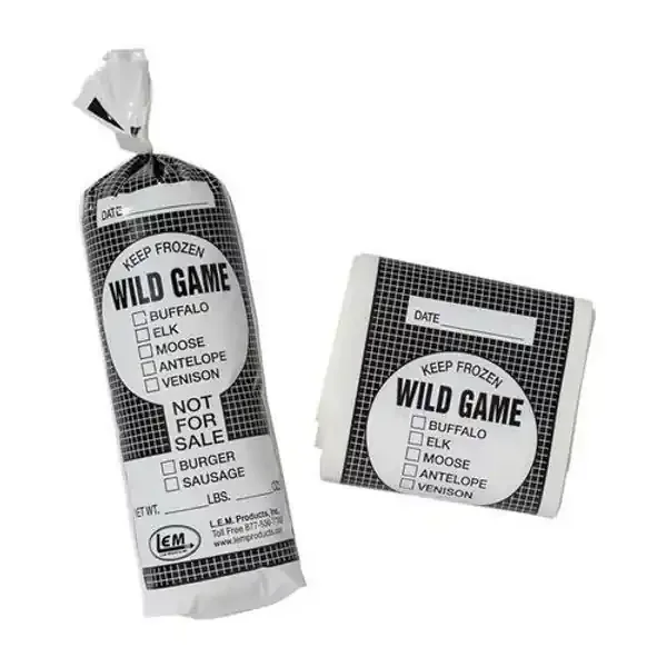 1 POUND FREEZER BAGS WILD GAME 25PK