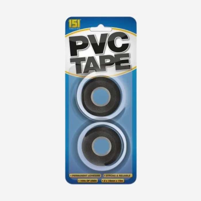 151 Adhesives Assorted PVC Tape 2 x 15m