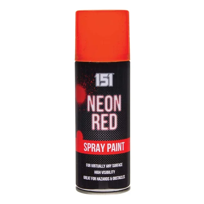 151 Spray Paint Neon Red 200ml – Case of 12