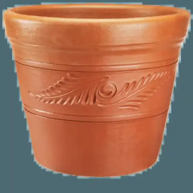 16In Terracotta Vase