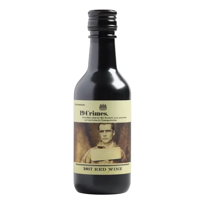 19 Crimes Red Wine Split Bottle