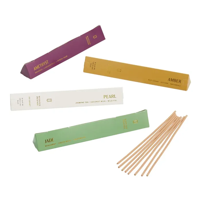20 Count Gemstone Incense Sticks Set of 2