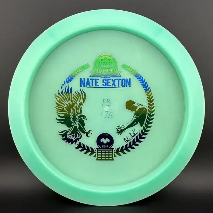 2017 Glow Champion Firebird (Penned) – Nate Sexton Bottom Stamp – Mint Seafoam Blue