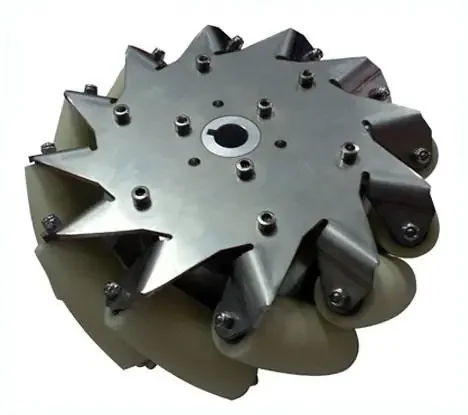 203mm Steel Mecanum Wheel Right Bearing Rollers – 14138R