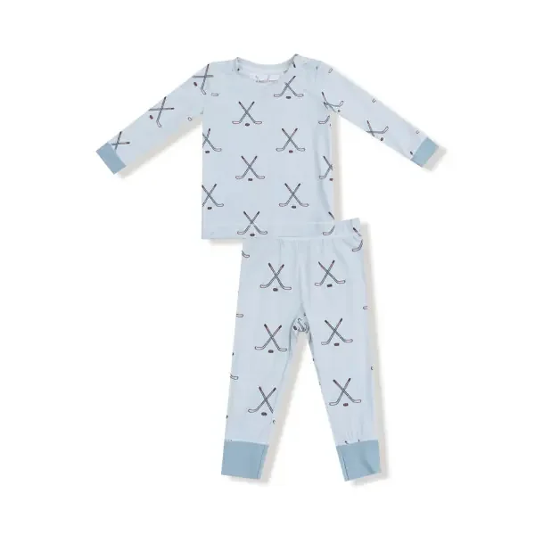 2PC LOUNGEWEAR SET HOCKEY BLUE