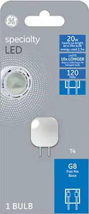 2W Under Cabine T4 LED BULB G4 BASE WMWH