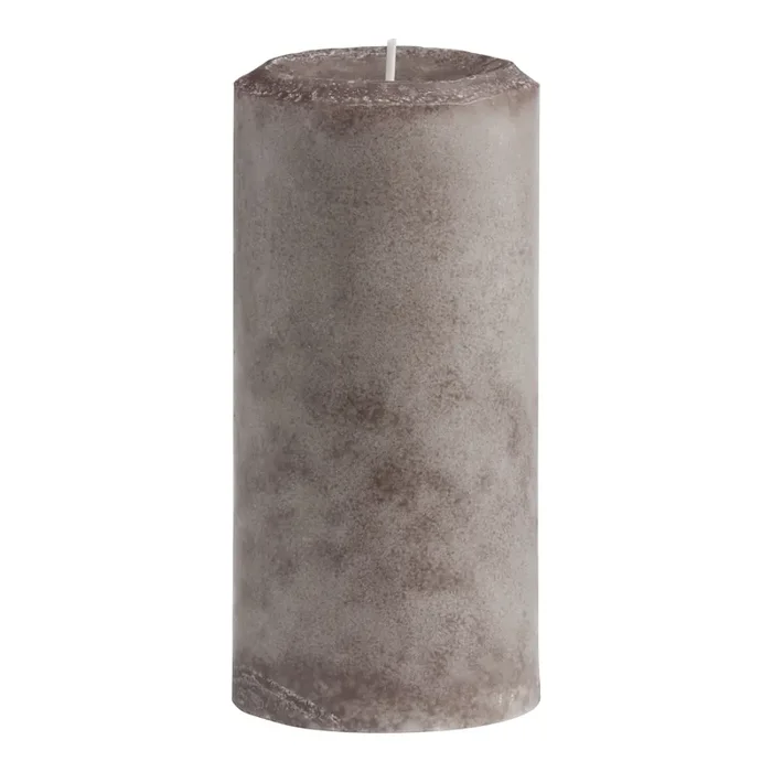 3×6 Bergamot Linen Mottled Pillar Scented Candle
