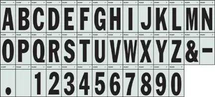 3 BLACK AND SILVER LETTER W