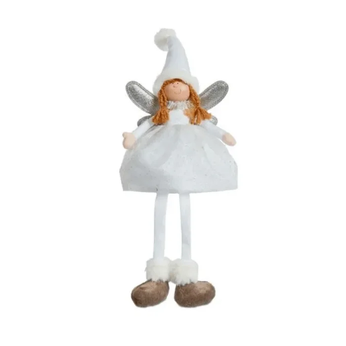 30cm Soft White Fairy Magic Christmas Decoration with Dangly Legs