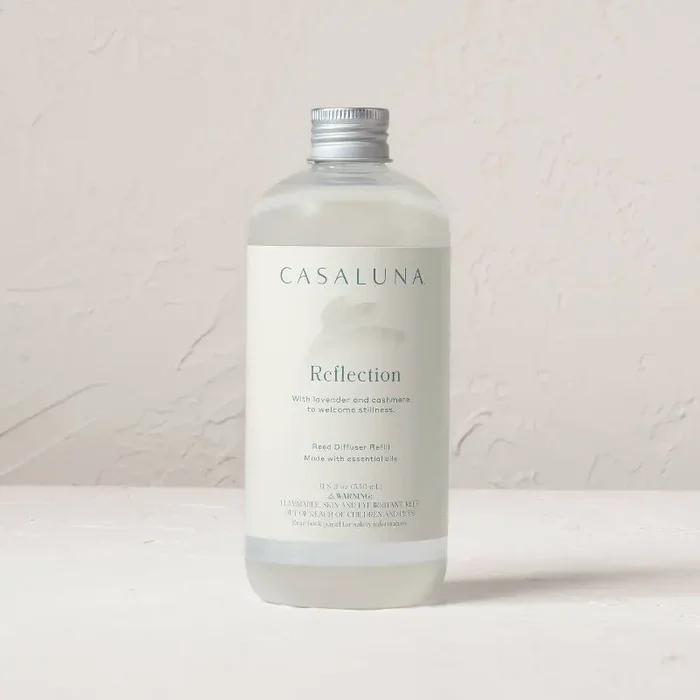 350ml Reflection Reed Diffuser Refills – Casaluna™ Home Fragrance, Coconut & Lavender Scents, No Battery Required