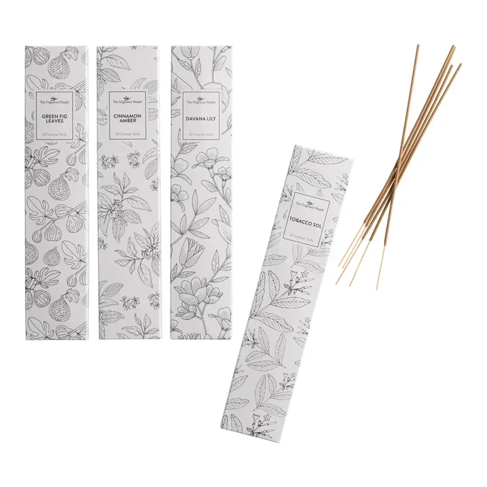 40 Count Botanical Incense Sticks Set of 4