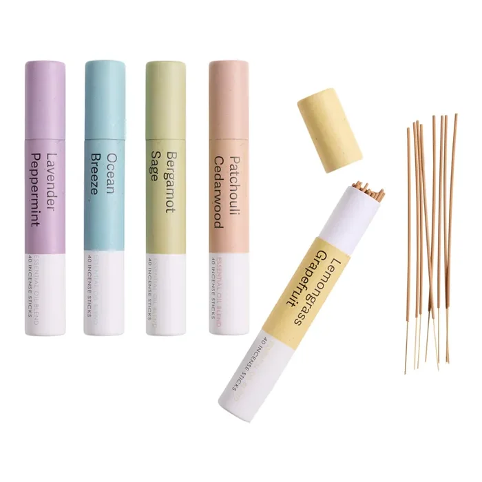 40 Count Natural Aromas Incense Sticks Set of 5