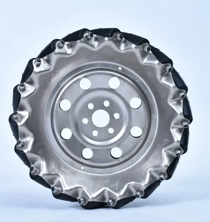 8 inch Mecanum Wheel with Double Rolling Bearing and Carbon Steel Hub Hangfa Brand QMA20