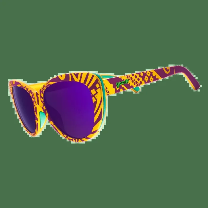 “Don‘t Ask How I Got These” Mardi Gras Glam G Polarized Sunglasses