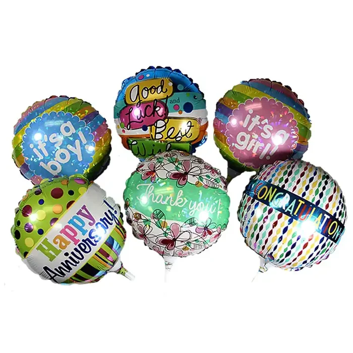 9″ All Occasion Airfilled Balloon Assortment