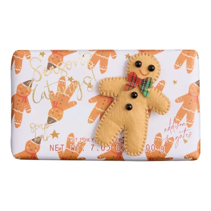 A&G 3D Gingerbread Man Ginger Bar Soap