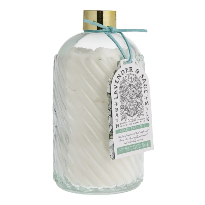 A&G Elegant Autumn Lavender & Sage Bath Milk