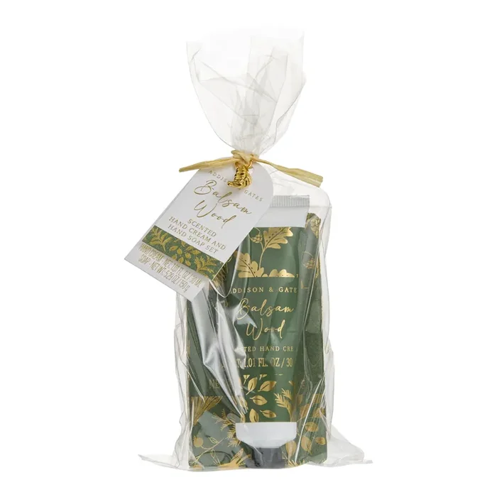A&G Gold Fauna Balsam Wood Hand Care Gift Set 2 Piece