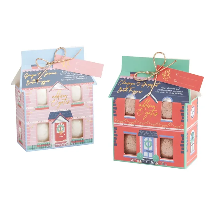 A&G Holiday House Mini Bath Bomb Set of 2