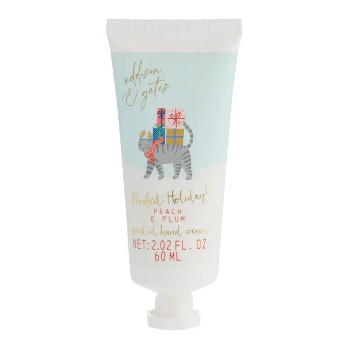 A&G Purrfect Holiday Peach and Plum Hand Cream