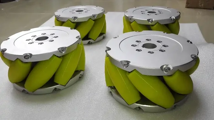 A Set of 12 inch Heavy-Duty Industrial Mecanum Wheel with Load Capacity 3000kg – NM305A