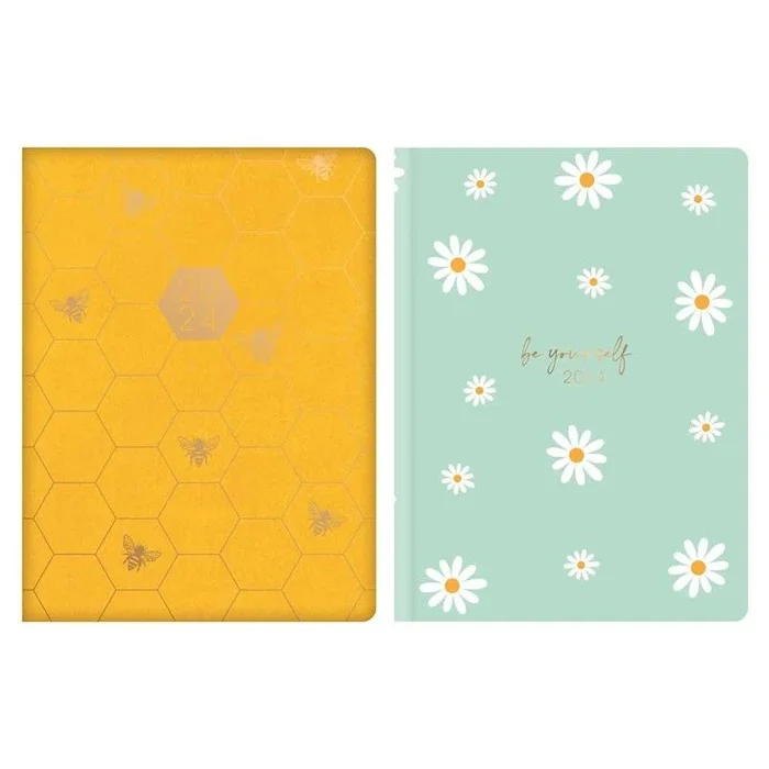 A5 Week To View Bee & Daisy Diary 2024 – Case of 12