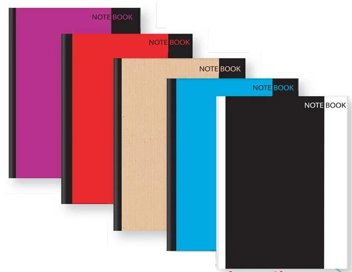 A6 Hardback Wide Ruled Notebook 128 Sheet