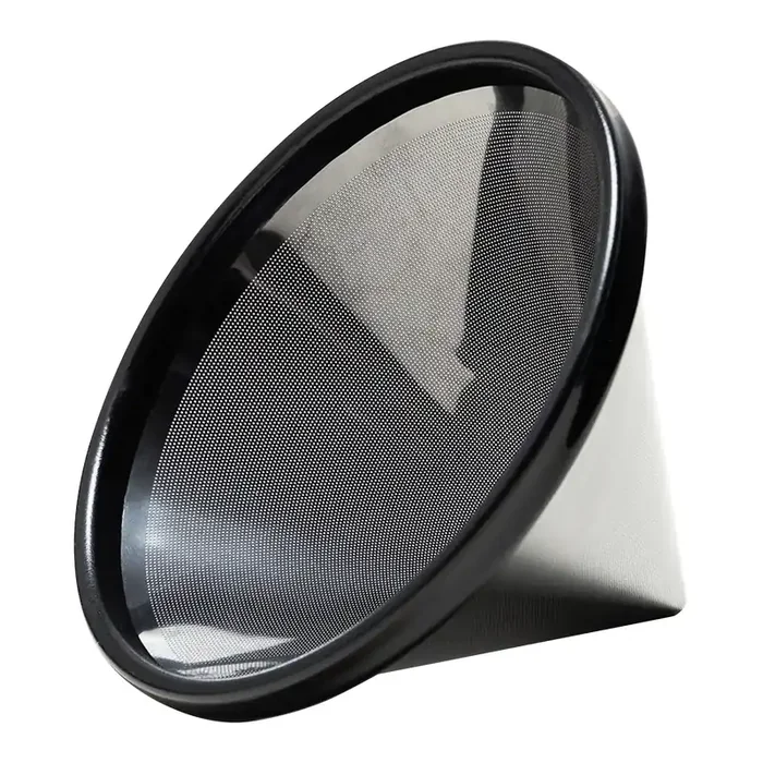 Able Black Titanium Kone for Chemex Reusable Coffee Filter