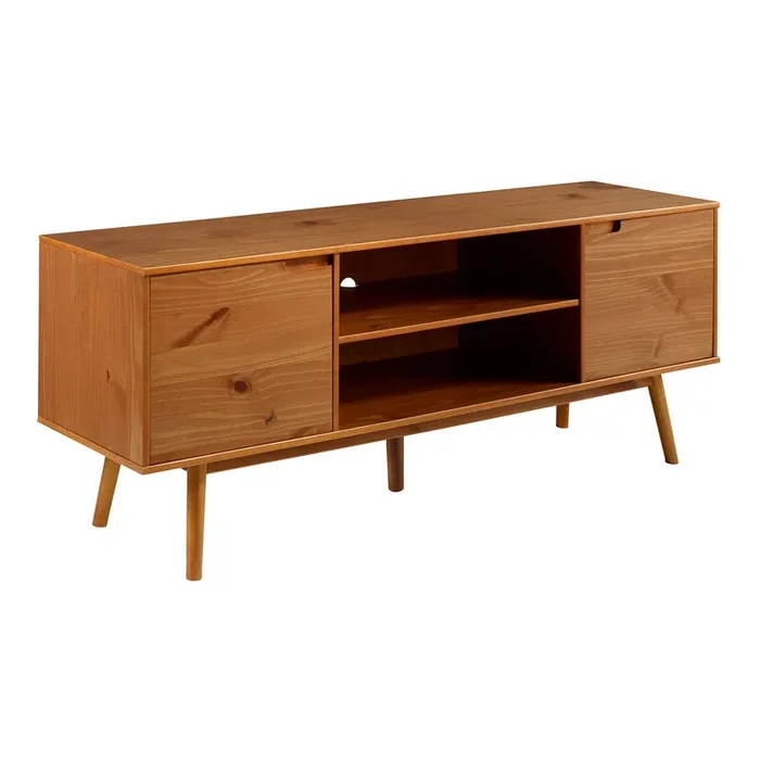 Adair Wood Mid Century Media Stand