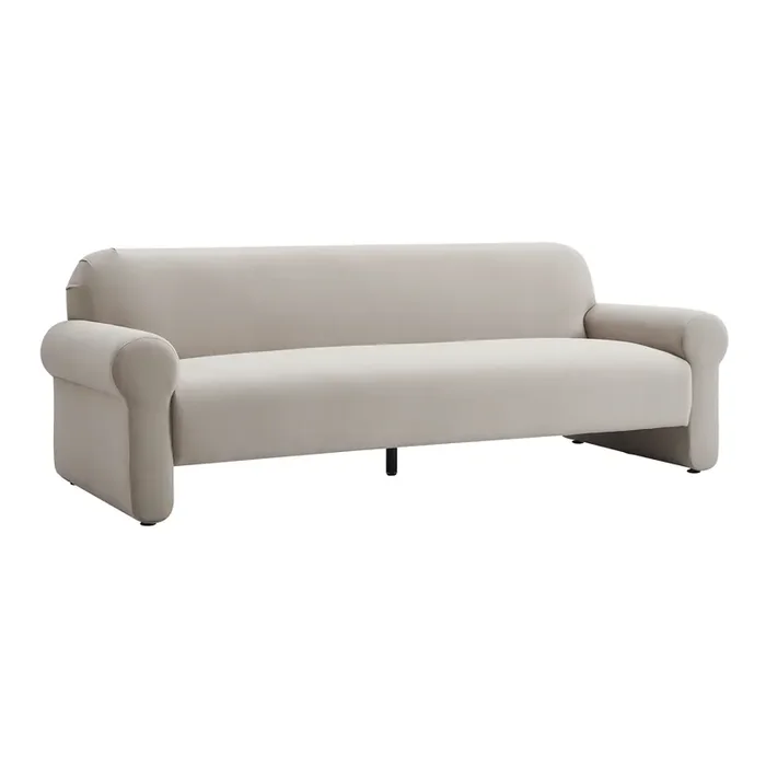 Adelaide Velvet Roll Arm Sofa