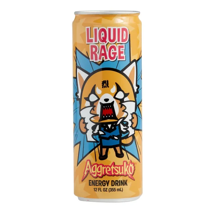 Aggretsuko Liquid Rage Energy Drink