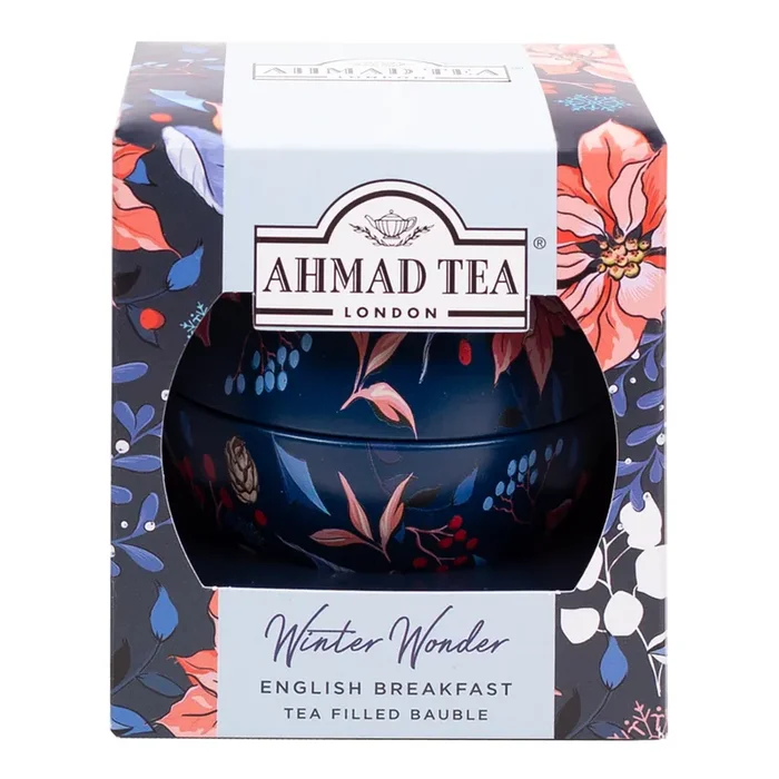 Ahmad Tea Winter Wonder Loose Leaf English Breakfast Tea Bauble
