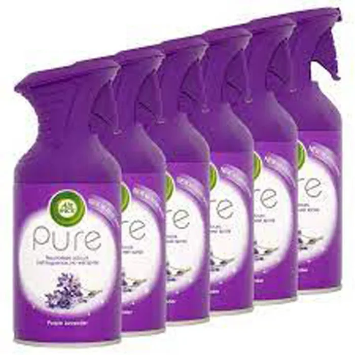 Air Wick Air Freshener Aerosol Pure Purple Lavender 250ml – Case of 6