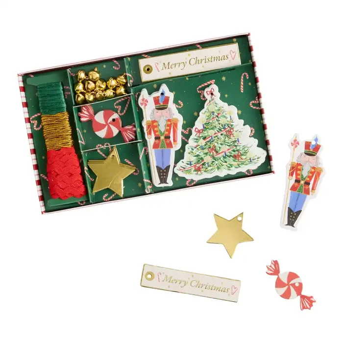 All the Trimmings DIY Holiday Gift Tag Kit 45 Piece