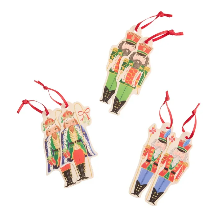All the Trimmings Nutcracker Holiday Gift Tags 6 Pack
