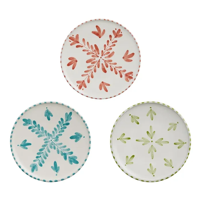 Almada Hand Painted Floral Salad Plate