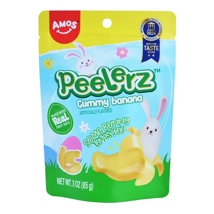 Amos Peelerz Easter Banana Gummy Candy