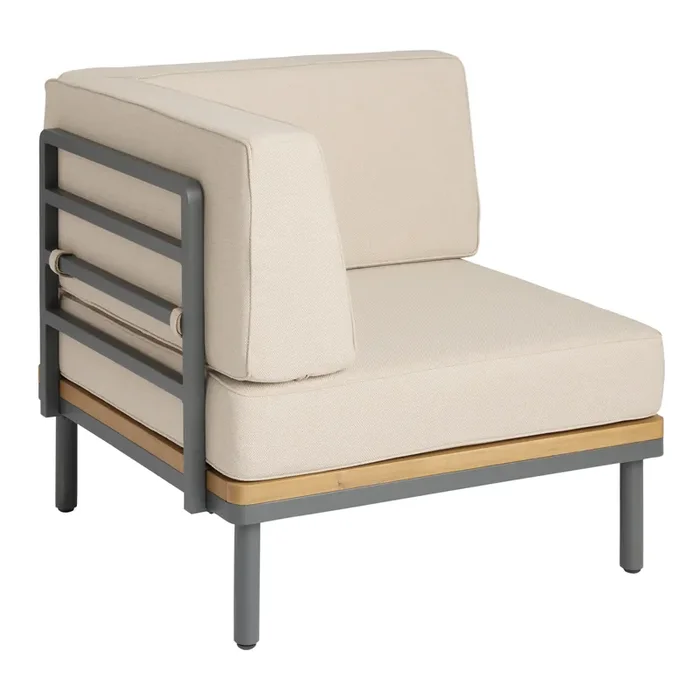 Andorra Modular Outdoor Sectional Corner End Chair