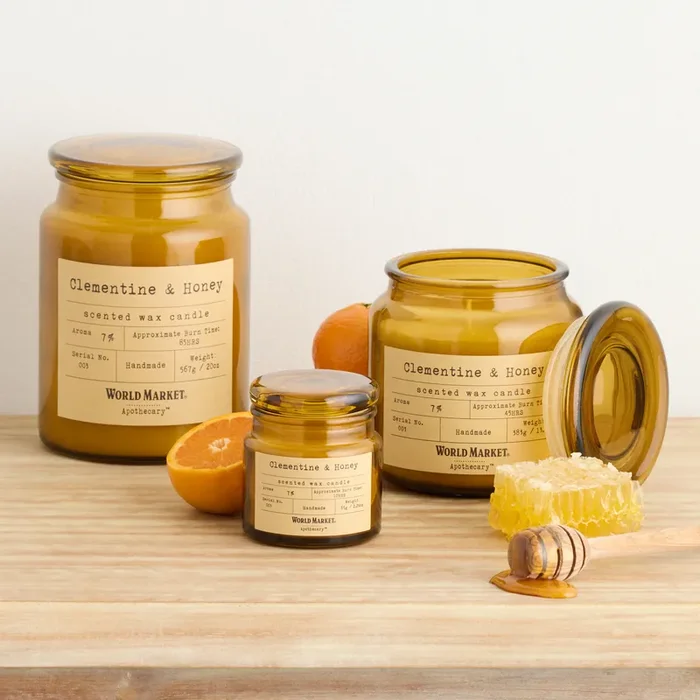 Apothecary Clementine & Honey Scented Candle