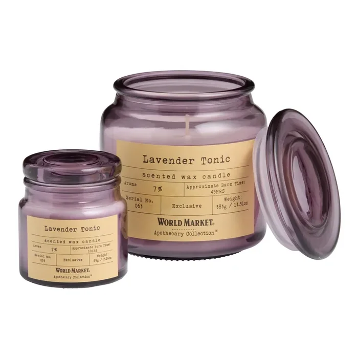 Apothecary Lavender Tonic Scented Candle