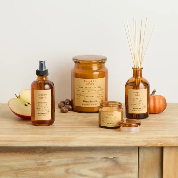 Apothecary Pumpkin Spice Home Fragrance Collection