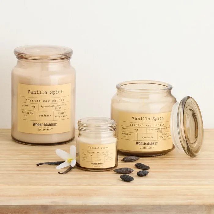 Apothecary Vanilla Spice Scented Candle