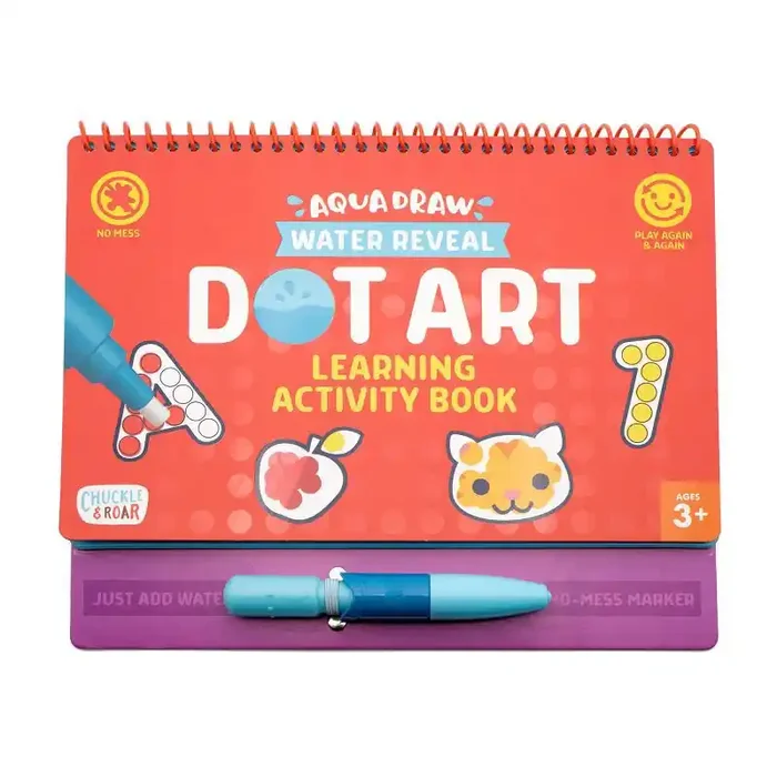 Aquadraw Dot Art Learning & Activity Book Mess Free – Chuckle & Roar