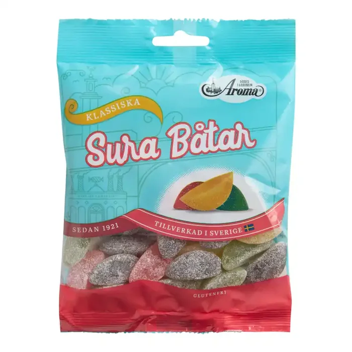 Aroma Sura Batar Sour Boat Swedish Gummy Candy