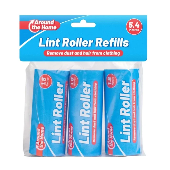 Around The Home Lint Roller 3pk Refills