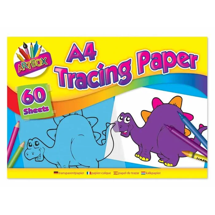 Artbox A4 Tracing Paper 60 Sheet Pad – Case of 12