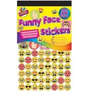 Artbox Funny Face Emoji Stickers – Case of 12