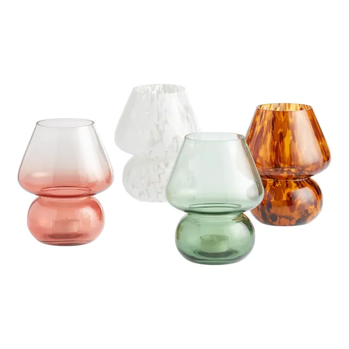 Artisan Glass Tealight Candle Holder