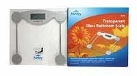 Ashley Transparent Glass Bathroom Scales