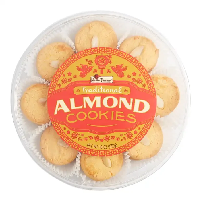 Asian Passage Traditional Almond Cookies Tub